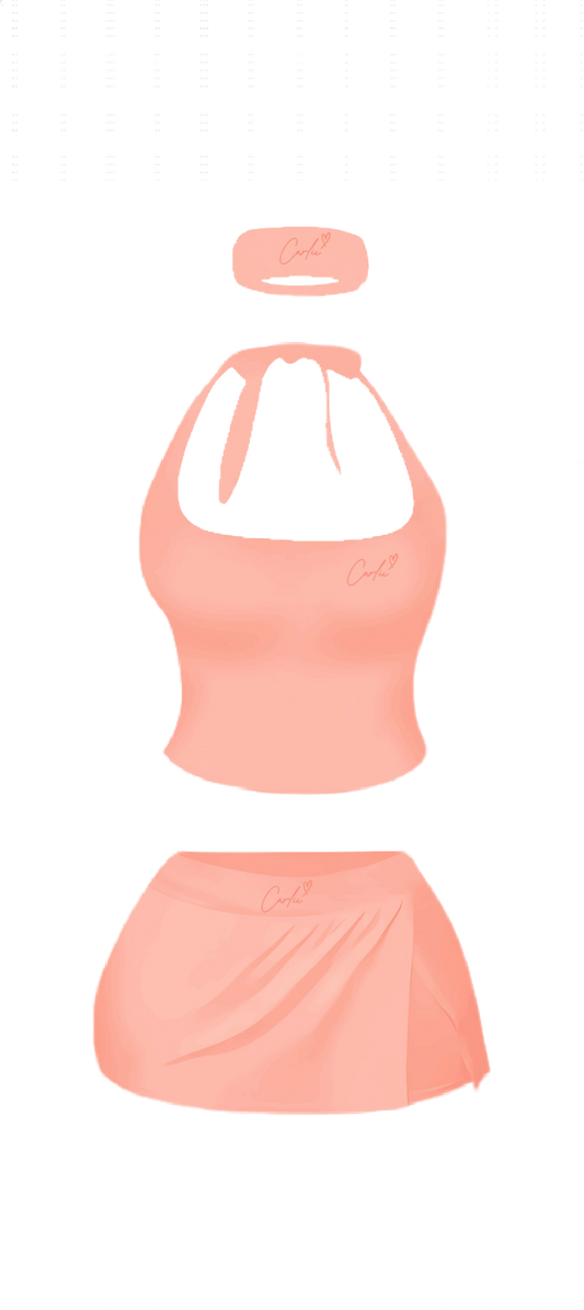 PEACH DOLL STATUS SET