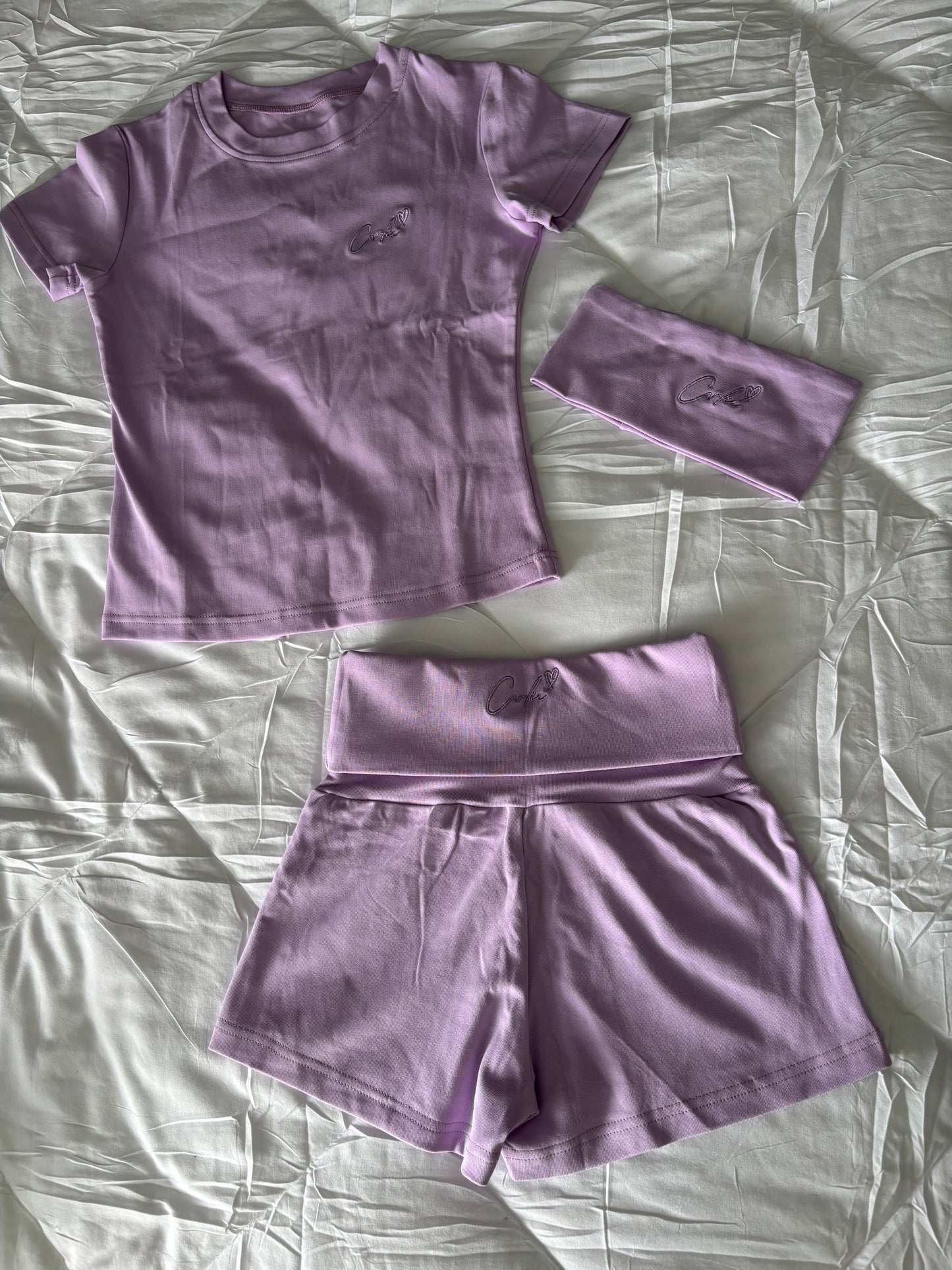 PURPLE SOFT GIRL SET