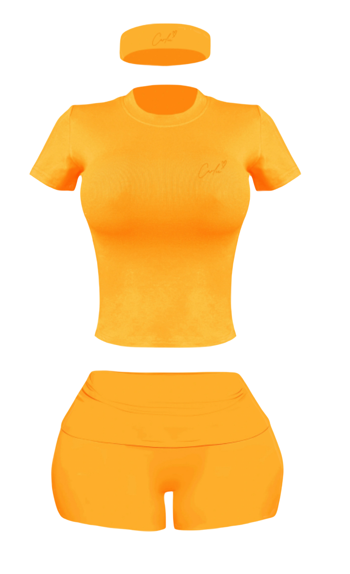 ORANGE SOFT GIRL SET