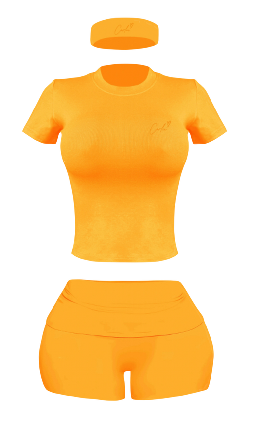 ORANGE SOFT GIRL SET