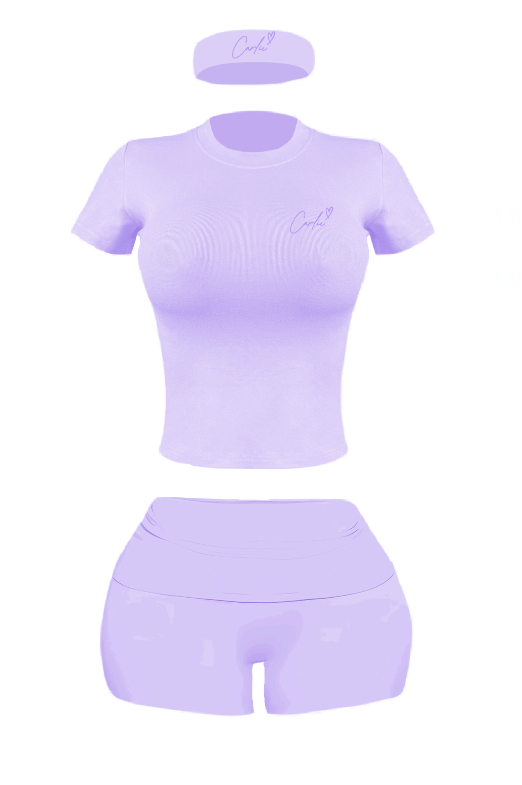 PURPLE SOFT GIRL SET